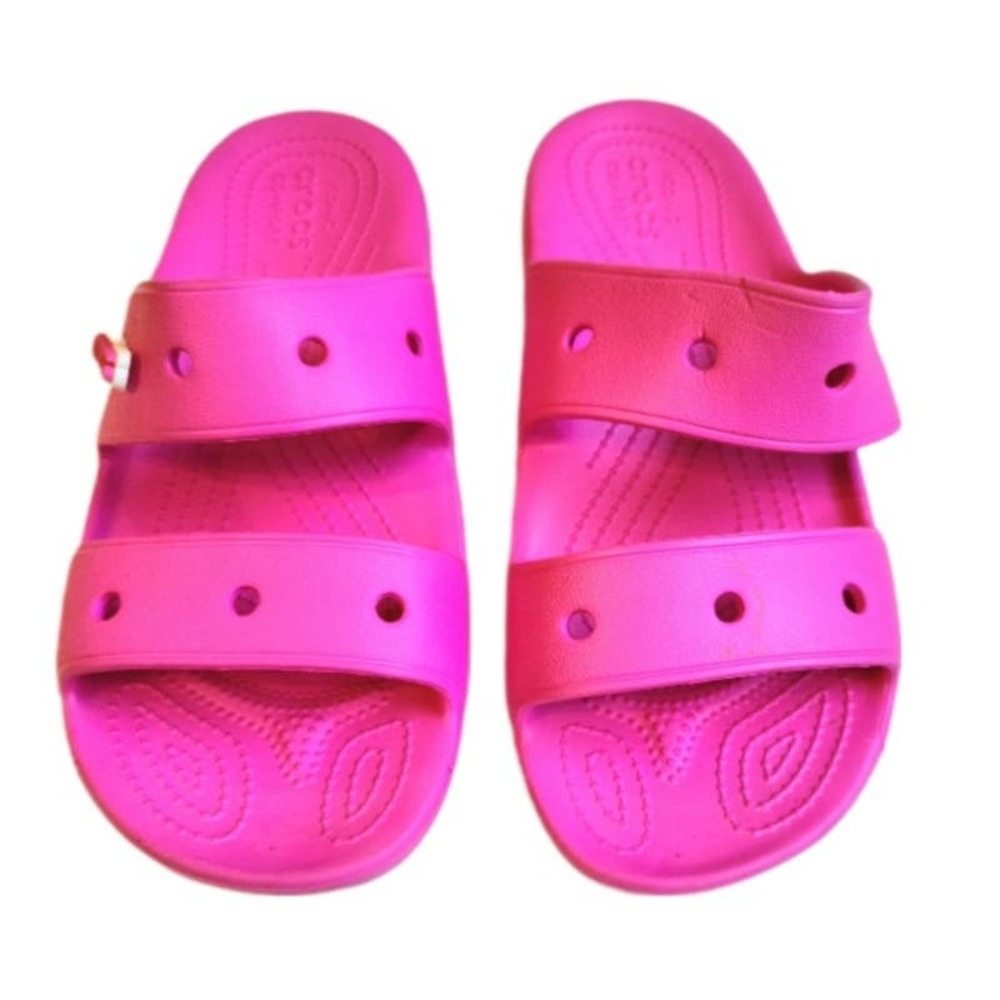Pink Crocs Slide Sandals - Picture 4 of 6